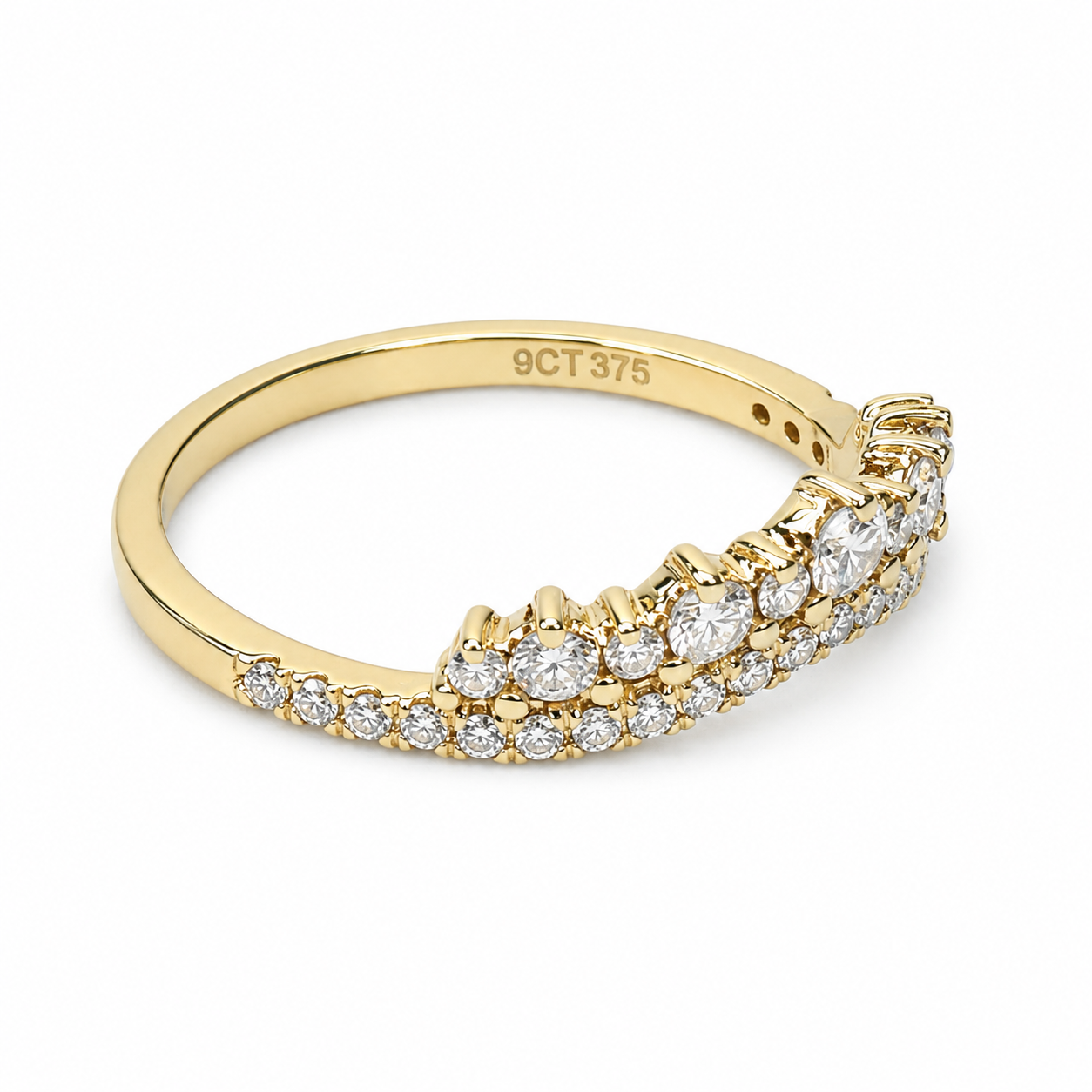 9ct Yellow Gold Lab-Grown Diamond Crown Ring 0.51ct EF/VS - AURG876 Seiko 9ct Yellow Gold Lab-Grown Diamond Crown Ring 0.51ct EF/VS - AURG876 Seiko