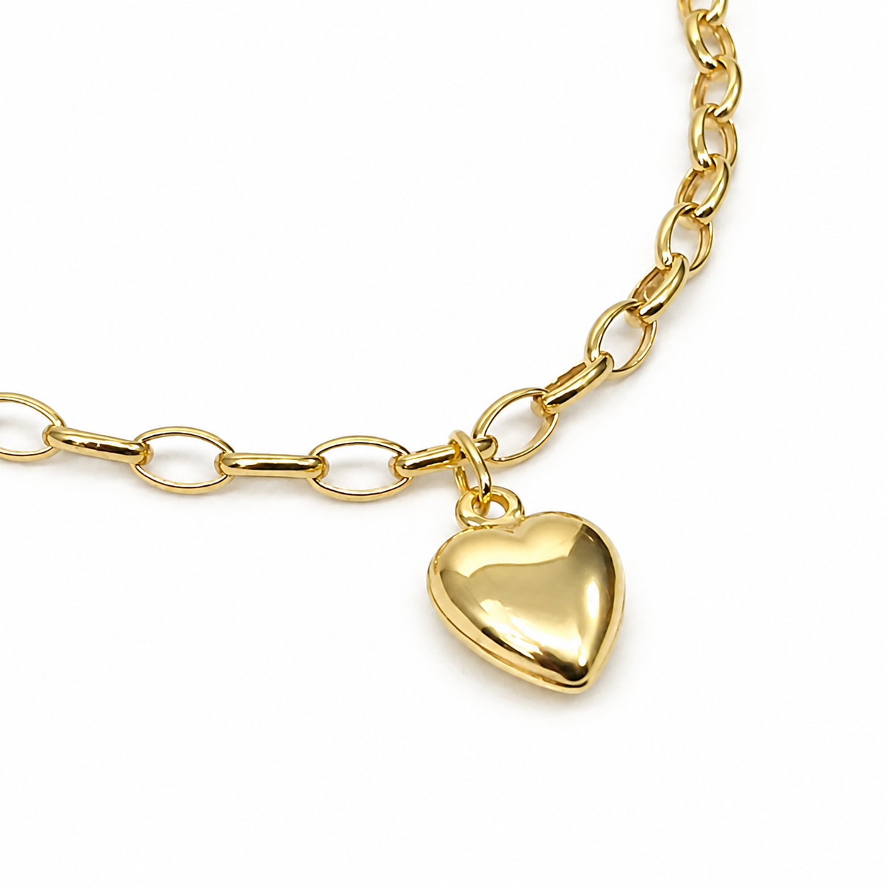 9ct Yellow Gold Triple Puff Heart Charm Oval Belcher Bracelet 19cm – Made in Italy - 9CT3HEART Seiko 9ct Yellow Gold Triple Puff Heart Charm Oval Belcher Bracelet 19cm – Made in Italy - 9CT3HEART Seiko