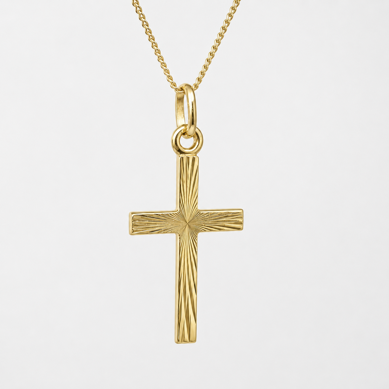 9ct Yellow Gold Diamond Cut Cross Pendant – Italian Made | 15mm x 26mm - 9CTDCCROSS Seiko 9ct Yellow Gold Diamond Cut Cross Pendant – Italian Made | 15mm x 26mm - 9CTDCCROSS Seiko