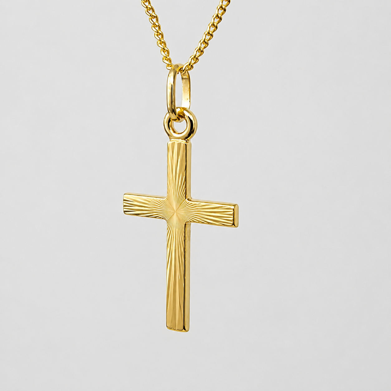 9ct Yellow Gold Diamond Cut Cross Pendant – Italian Made | 15mm x 26mm - 9CTDCCROSS Seiko 9ct Yellow Gold Diamond Cut Cross Pendant – Italian Made | 15mm x 26mm - 9CTDCCROSS Seiko