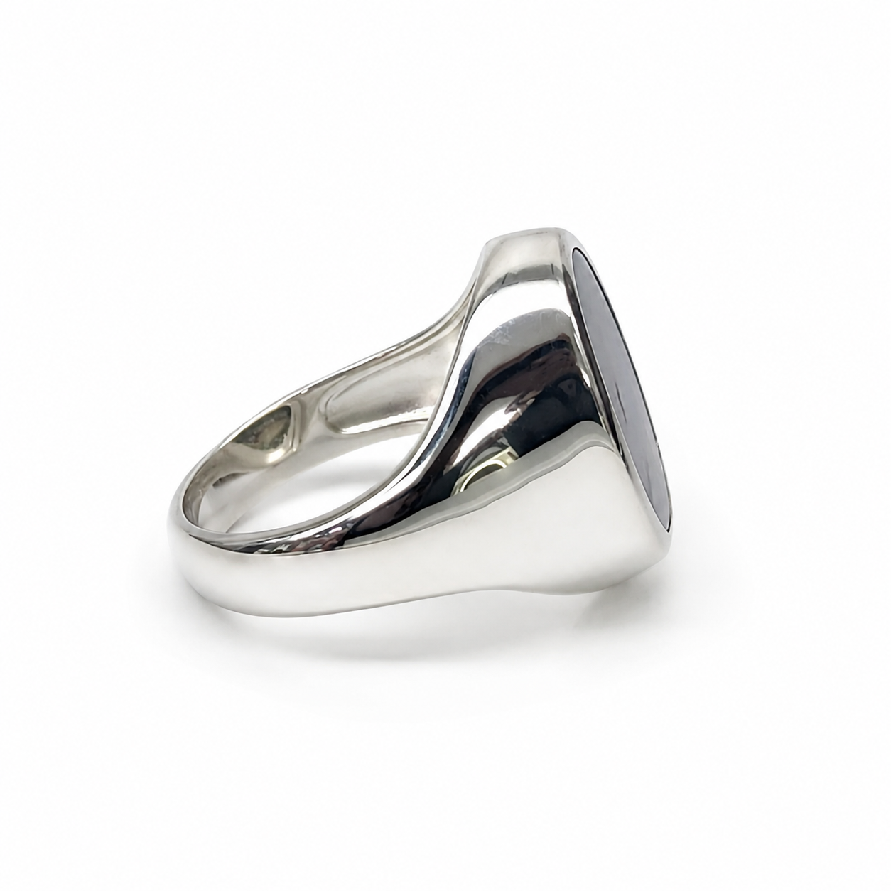 Sterling Silver Oval Paua Shell Signet Ring – 16.5mm x 14mm Natural Paua Shell - CYR7659PAUA Seiko Sterling Silver Oval Paua Shell Signet Ring – 16.5mm x 14mm Natural Paua Shell - CYR7659PAUA Seiko