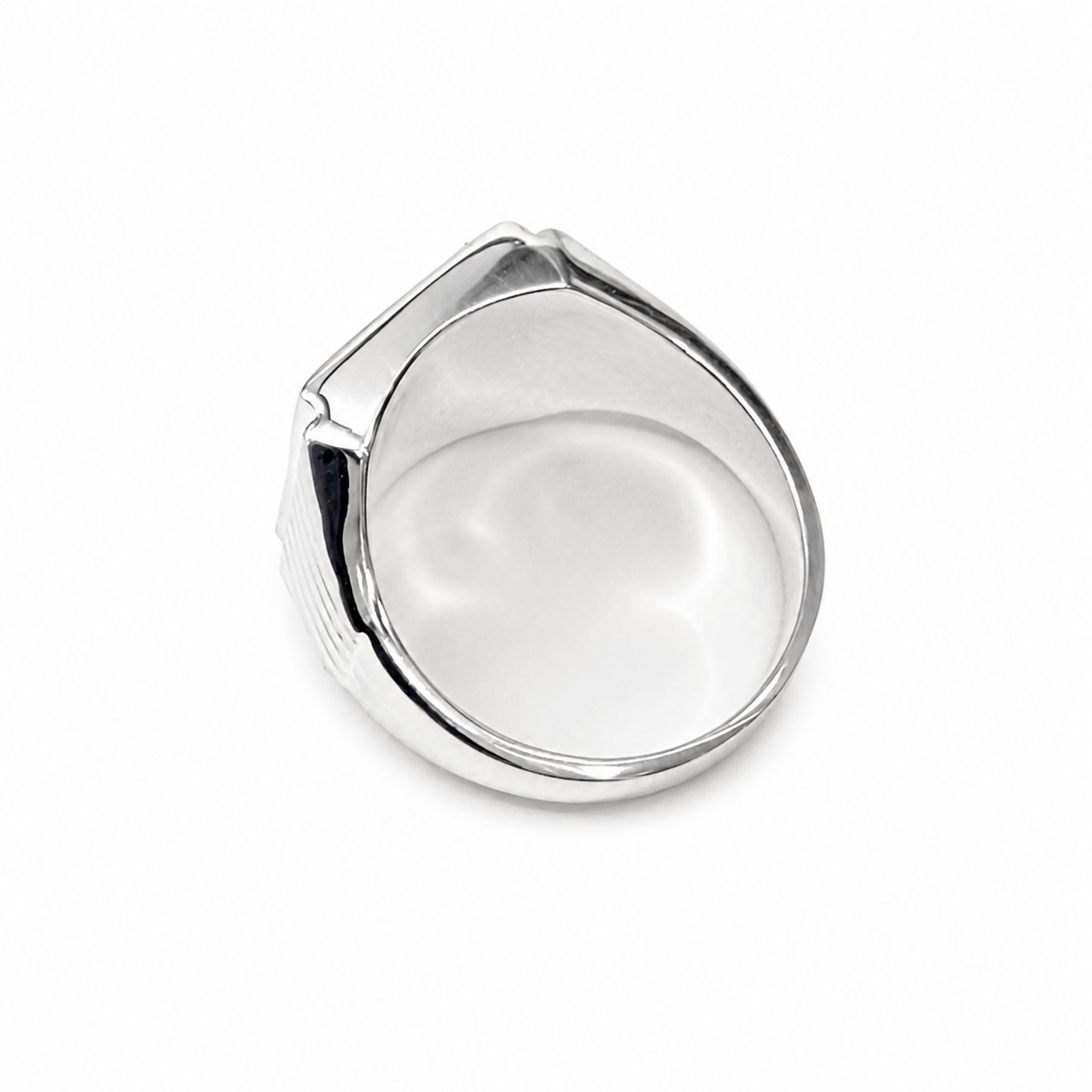 Sterling Silver Tiger's Eye Signet Ring – 14mm x 12mm Rectangular Tiger's Eye Stone - CYR8005TE Seiko Sterling Silver Tiger's Eye Signet Ring – 14mm x 12mm Rectangular Tiger's Eye Stone - CYR8005TE Seiko