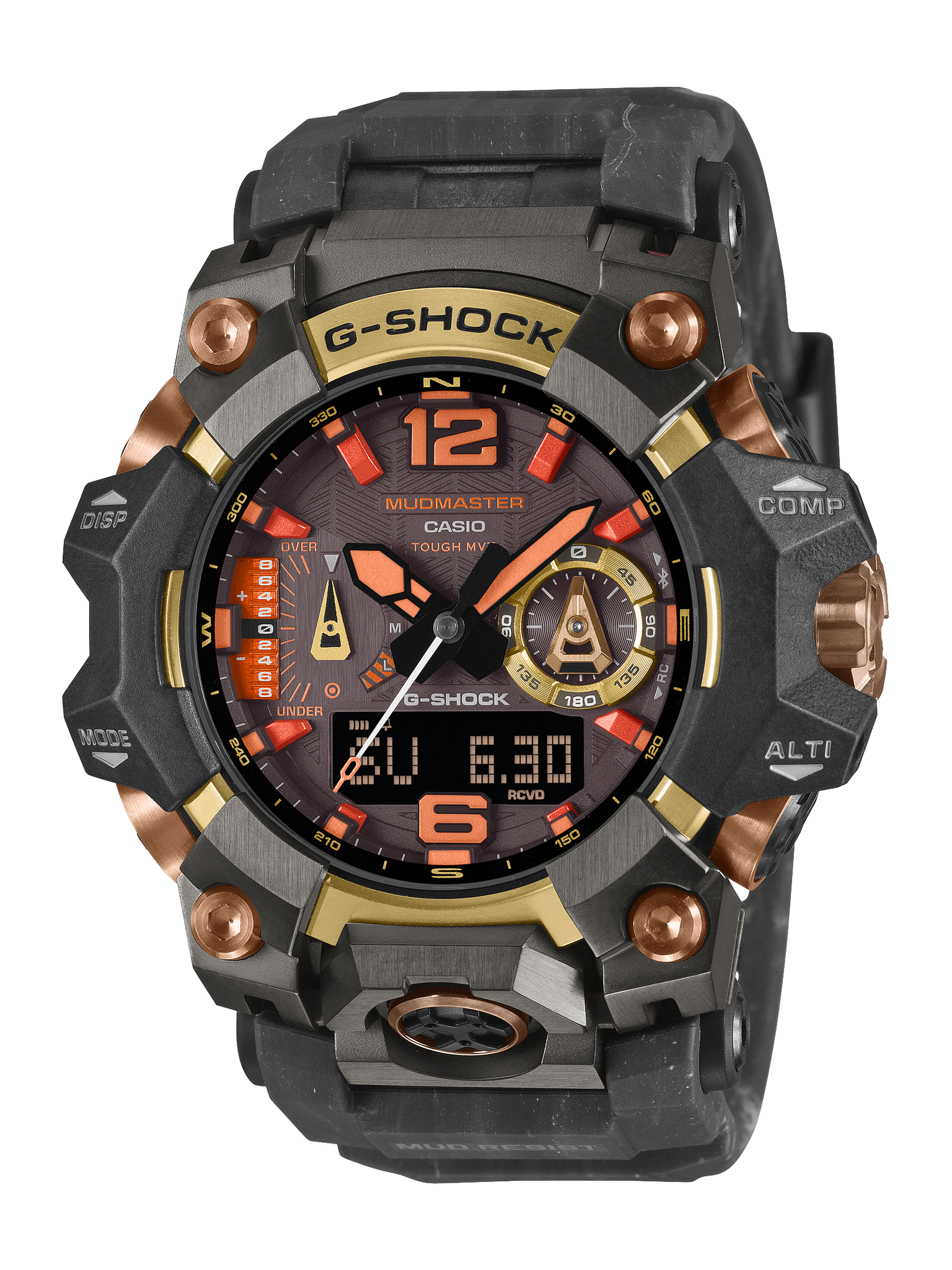 G-Shock Master of G Mudmaster GWG-B1000MG-1A9 Magma Gold Limited Edition Solar Bluetooth Men's Watch G-SHOCK G-Shock Master of G Mudmaster GWG-B1000MG-1A9 Magma Gold Limited Edition Solar Bluetooth Men's Watch G-SHOCK
