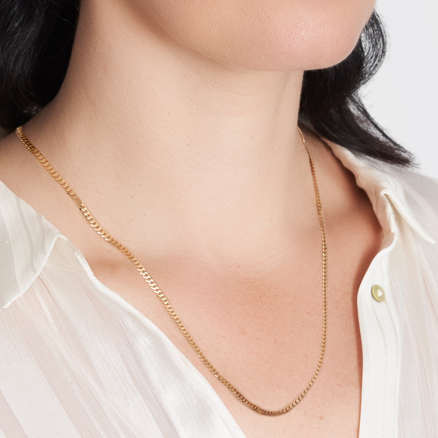 9ct Yellow Gold Grumetta Rada 6-Sided Open Curb Chain 60cm – Made in Italy - 70HKI445 Gold Chain 9ct Yellow Gold Grumetta Rada 6-Sided Open Curb Chain 60cm – Made in Italy - 70HKI445 Gold Chain