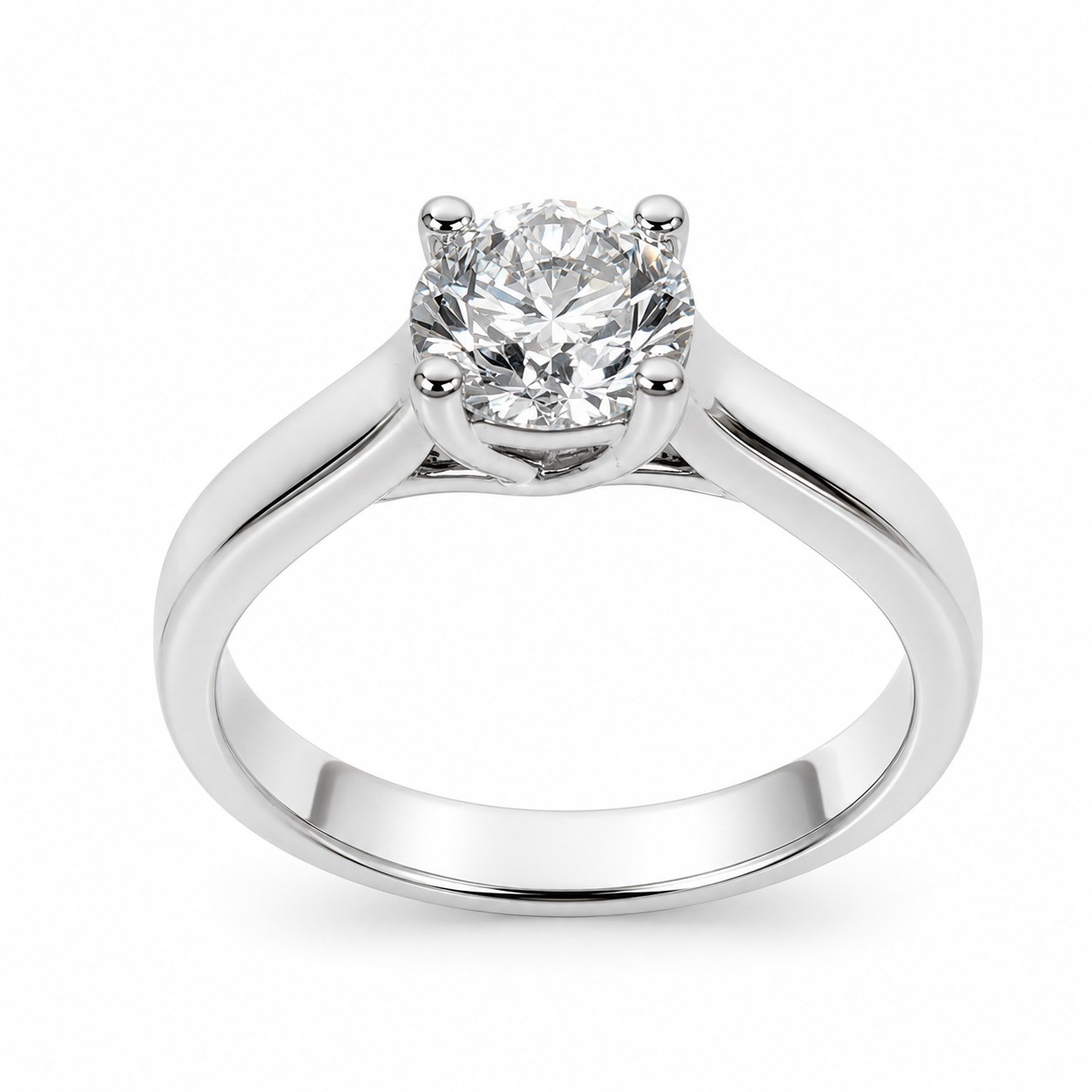 9ct White Gold 1.03ct Lab Grown Diamond Solitaire Engagement Ring - AURG3230 9ct White Gold 1.03ct Lab Grown Diamond Solitaire Engagement Ring - AURG3230
