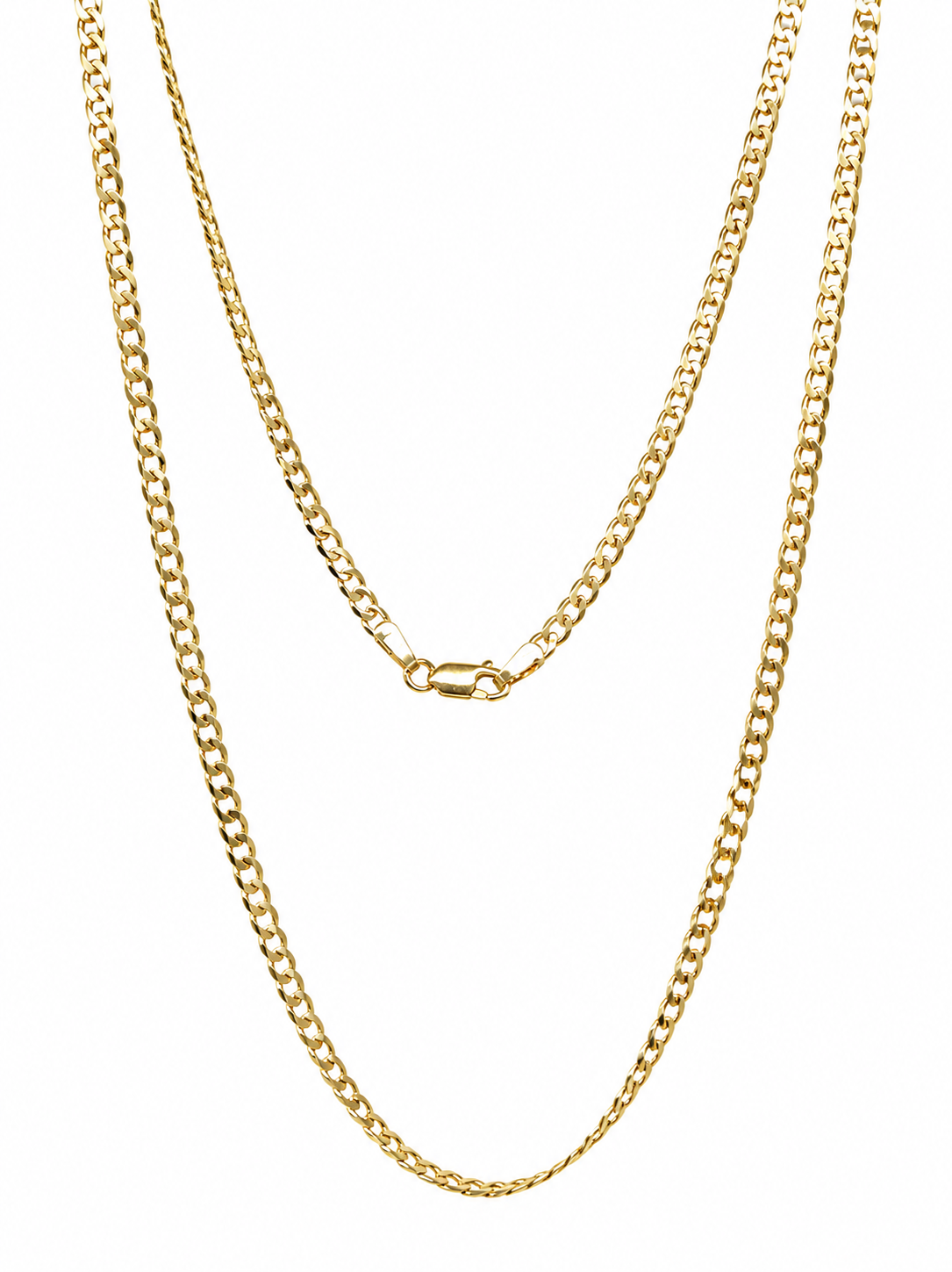 9ct Yellow Gold Grumetta Rada 6-Sided Open Curb Chain 60cm – Made in Italy - 70HKI445 Gold Chain 9ct Yellow Gold Grumetta Rada 6-Sided Open Curb Chain 60cm – Made in Italy - 70HKI445 Gold Chain
