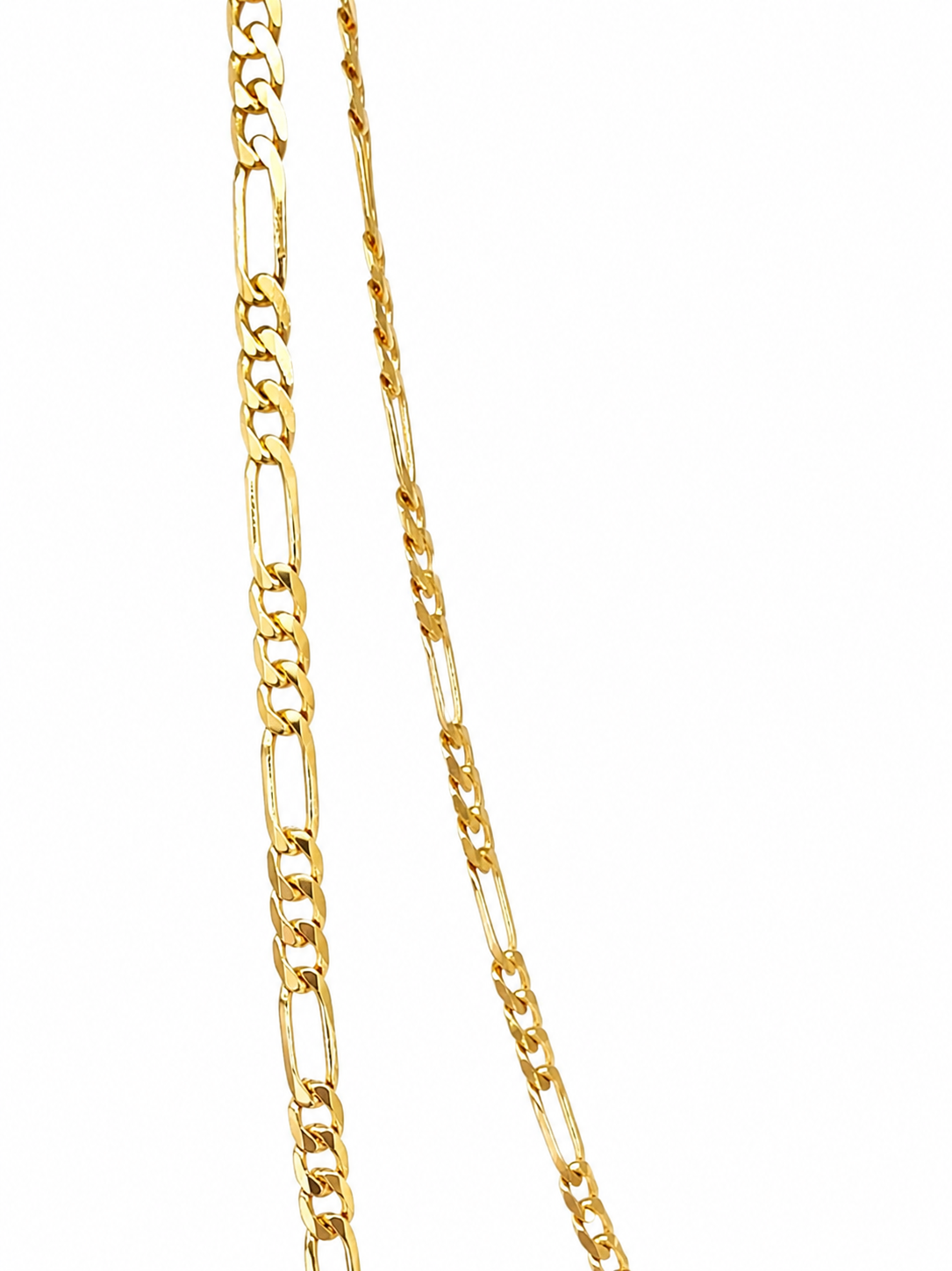 9ct Yellow Gold 6-Sided Diamond Cut 1+3 Figaro Link Chain 60cm – Made in Italy - 60HKI327 Gold Chain 9ct Yellow Gold 6-Sided Diamond Cut 1+3 Figaro Link Chain 60cm – Made in Italy - 60HKI327 Gold Chain