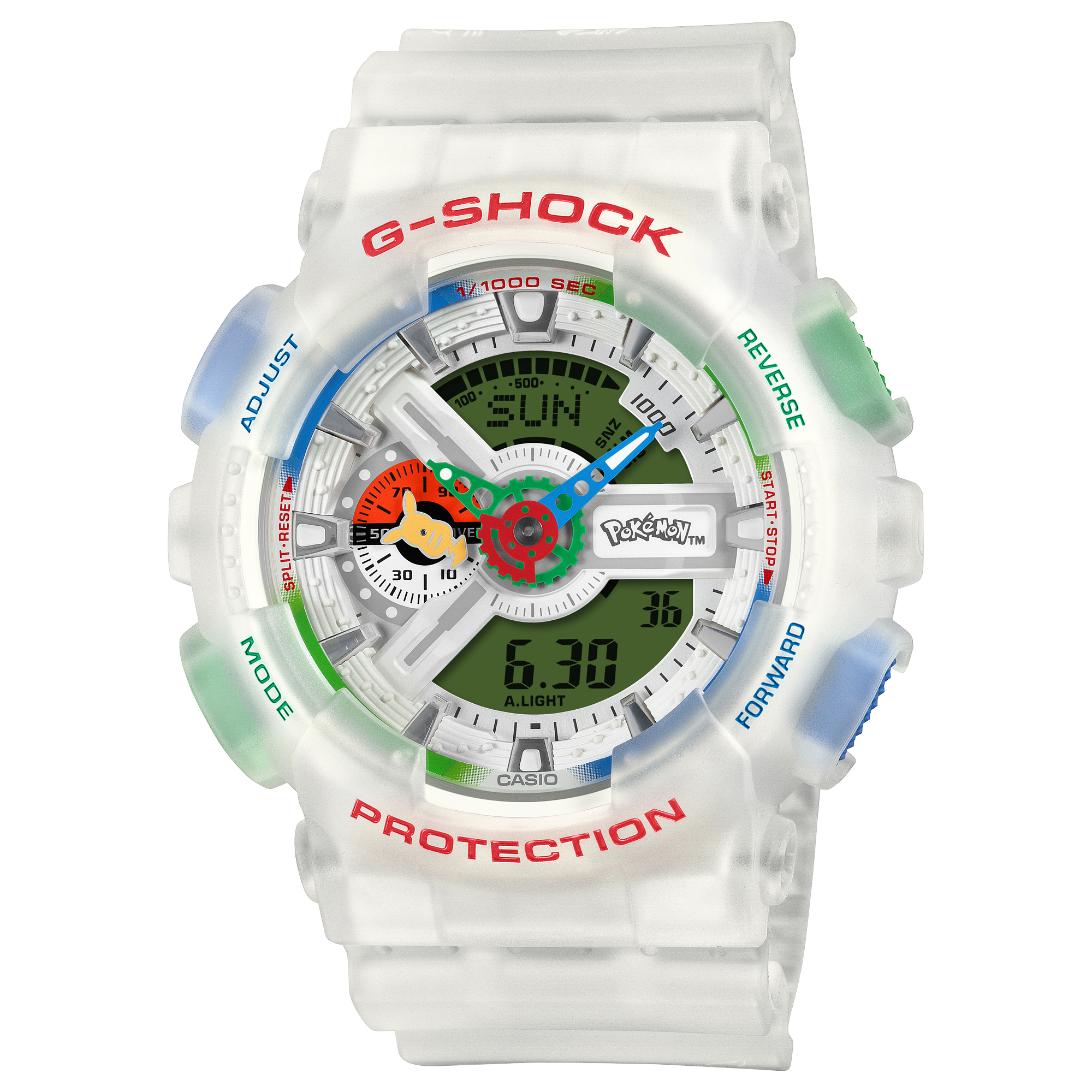 Casio G-Shock Pokémon 30th Anniversary Limited Edition Watch GA110PKM-7A Seiko Casio G-Shock Pokémon 30th Anniversary Limited Edition Watch GA110PKM-7A Seiko