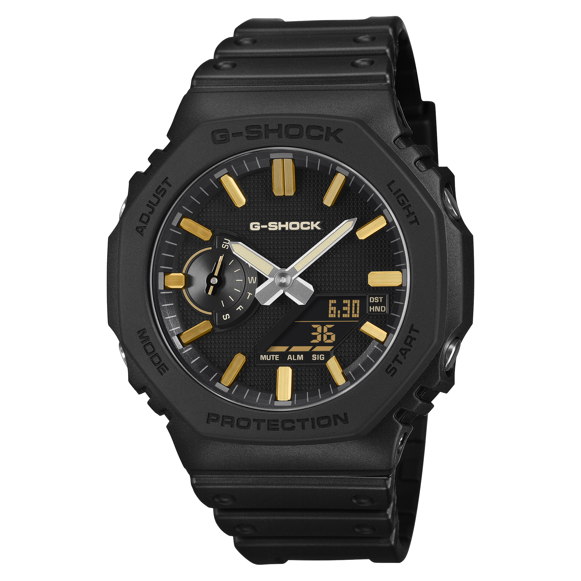 Casio G-Shock GA2100LXB-1A9 Carbon Core Guard Black & Gold Watch G-SHOCK Casio G-Shock GA2100LXB-1A9 Carbon Core Guard Black & Gold Watch G-SHOCK