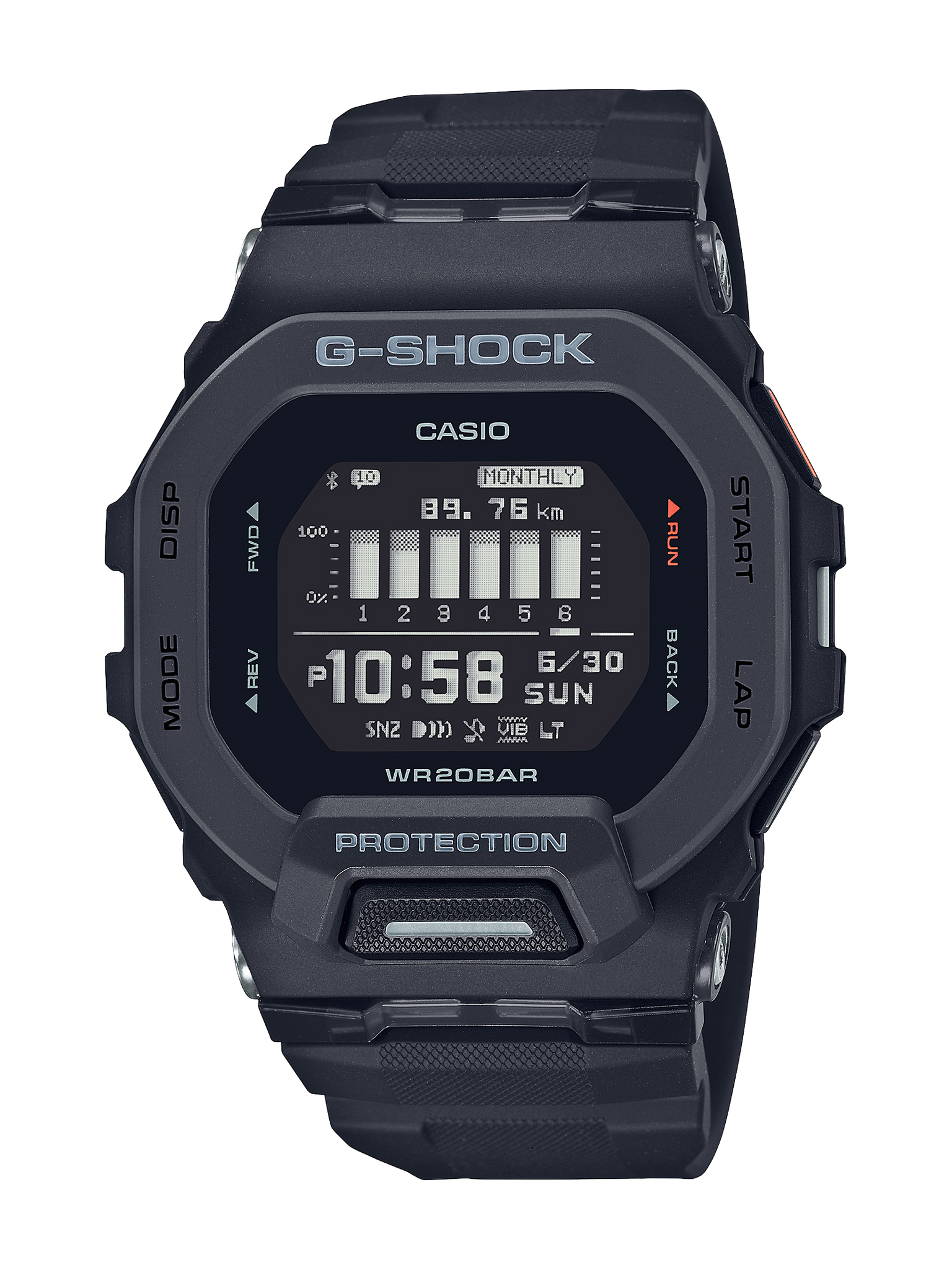 Casio G-Shock GBD-200-1D G-SQUAD Bluetooth Digital Sports Watch Seiko Casio G-Shock GBD-200-1D G-SQUAD Bluetooth Digital Sports Watch Seiko