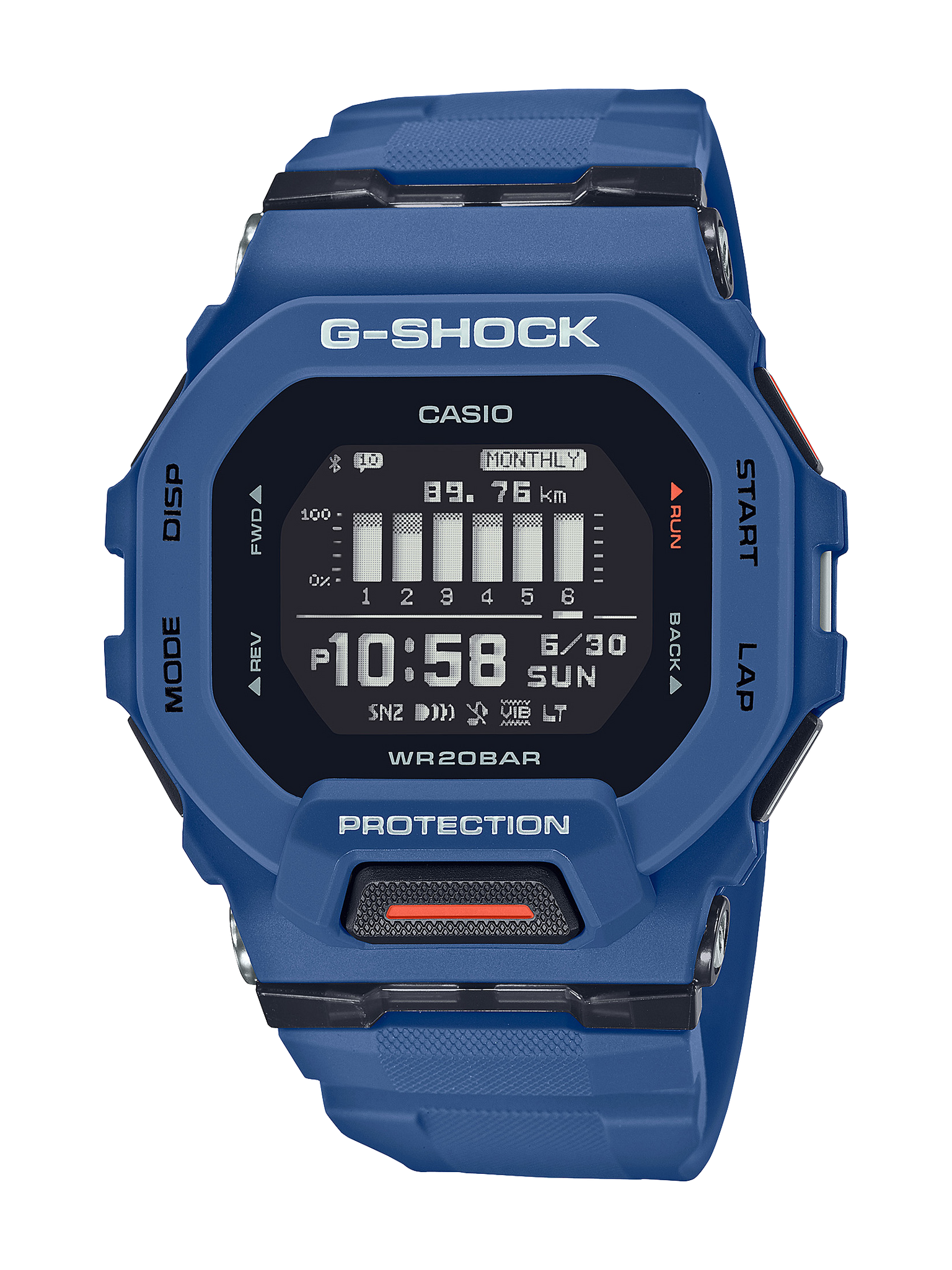 Casio G-SHOCK G-SQUAD Bluetooth Sports Watch Blue | GBD-200-2D Seiko Casio G-SHOCK G-SQUAD Bluetooth Sports Watch Blue | GBD-200-2D Seiko