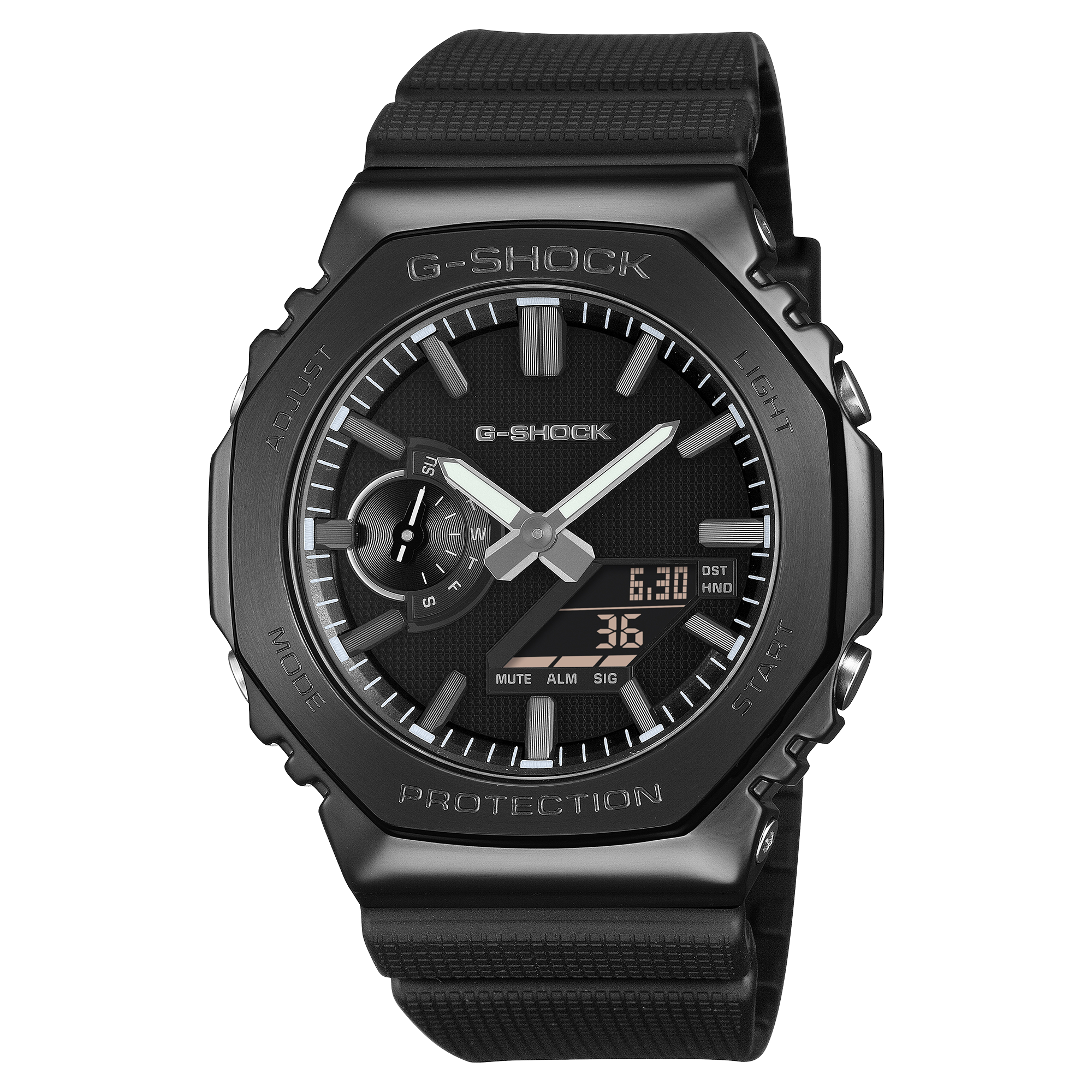 Casio G-Shock GM2100LXB-1A Luxe Black Metal Bezel Men's Watch G-SHOCK 