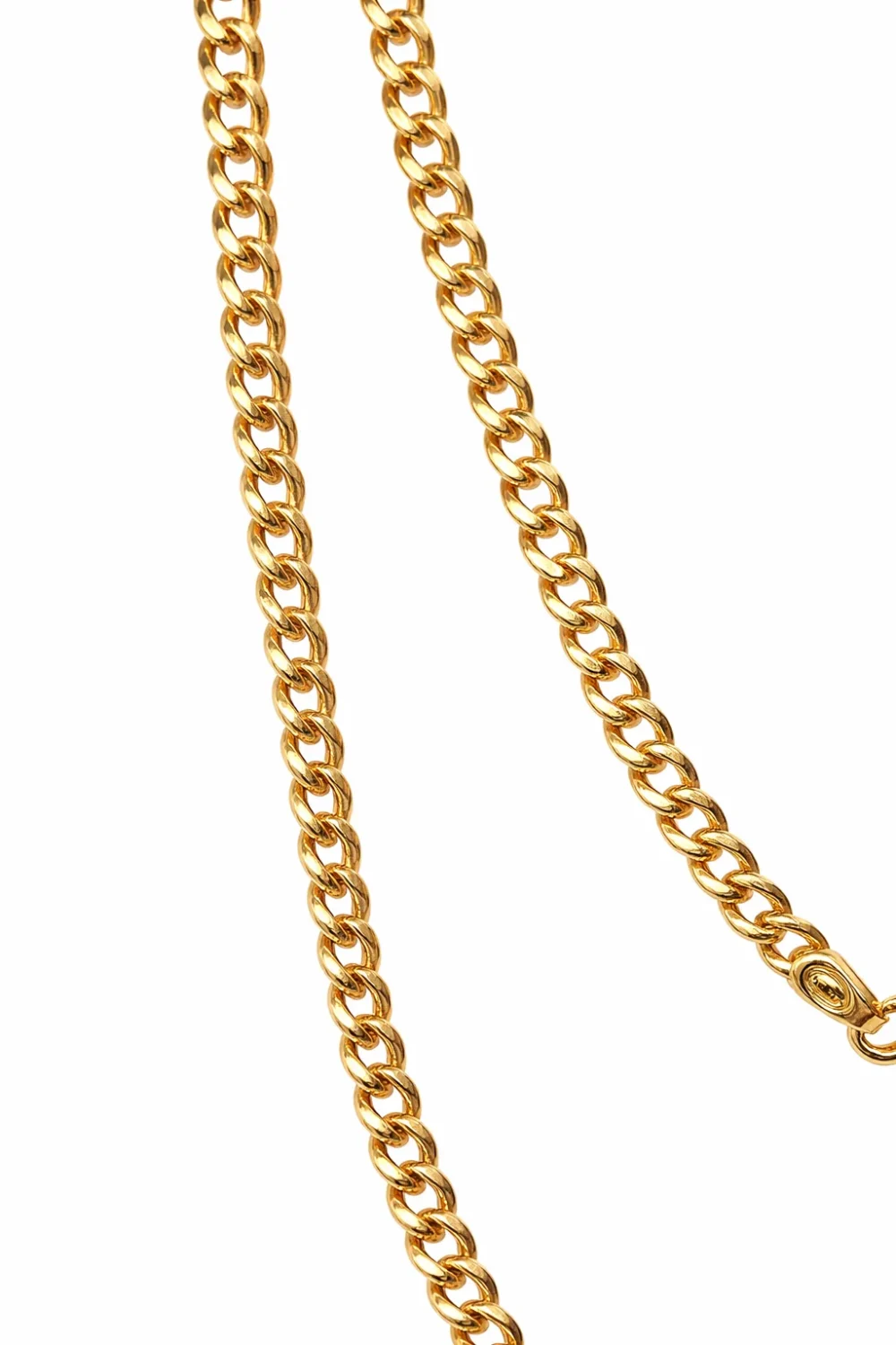 10ct Yellow Gold Diamond Cut Hollow Curb Link Chain – 3.60mm | 100 Gauge | Parrot Clasp - 100HVI334