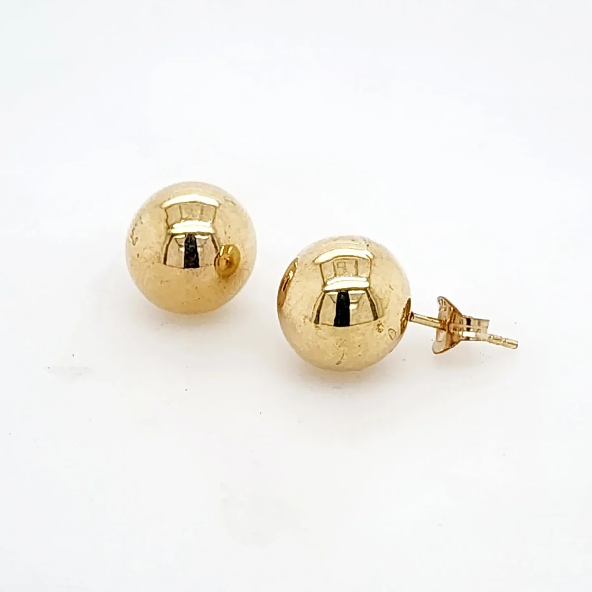10mm Ball Stud Earrings in 9ct Yellow Gold