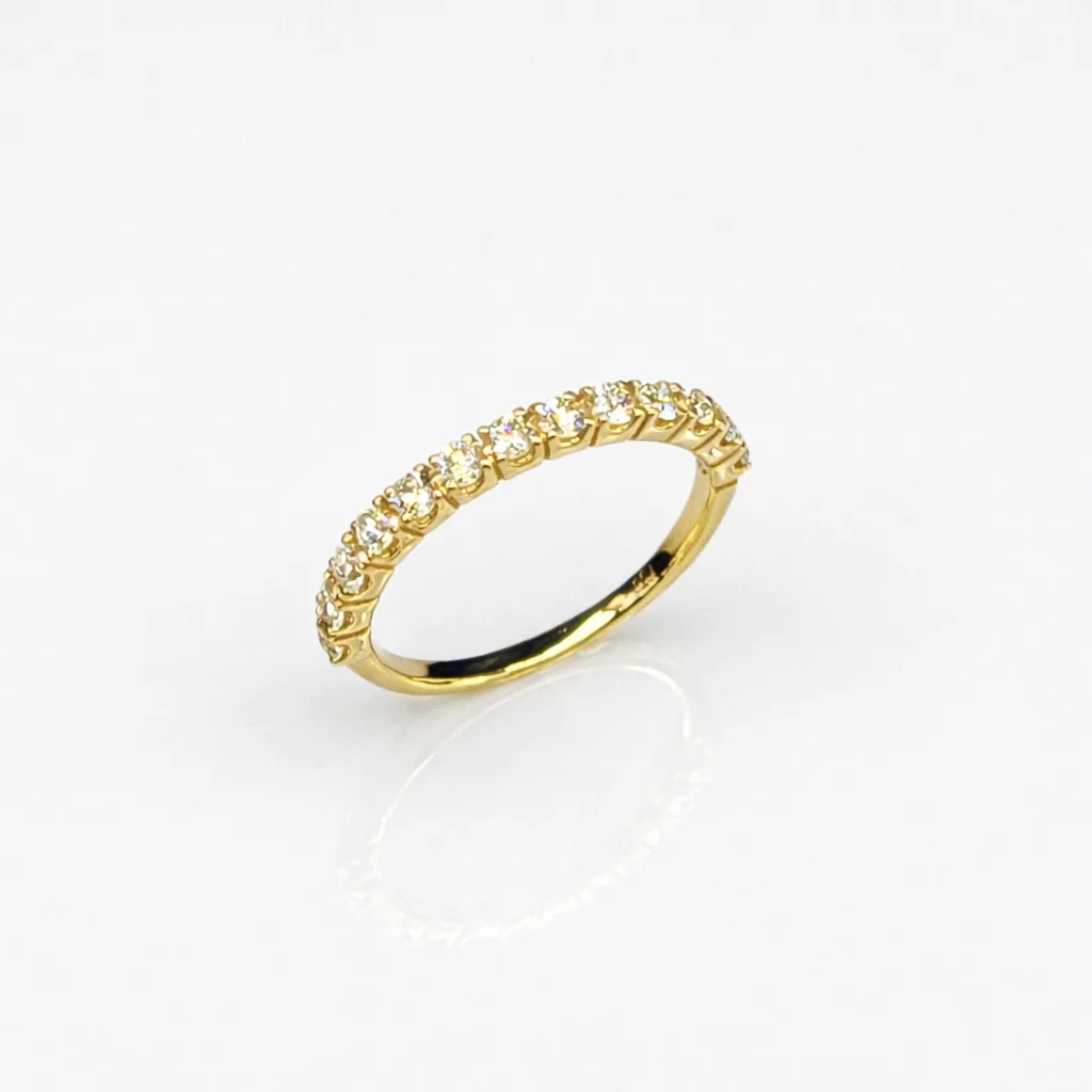 18ct Yellow Gold Natural Diamond Classic Wedding & Eternity Ring – 0.60ct TDW - 18KR40329GL