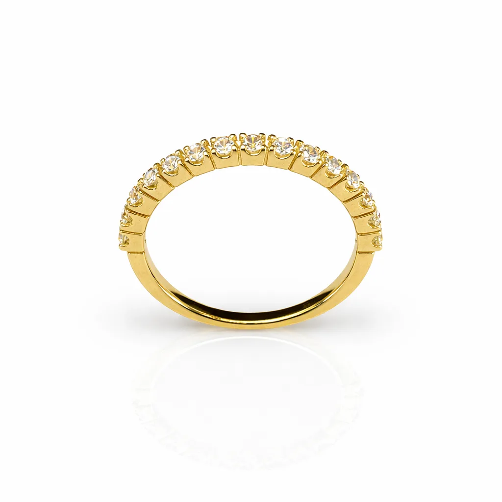 18ct Yellow Gold Natural Diamond Classic Wedding & Eternity Ring – 0.60ct TDW - 18KR40329GL