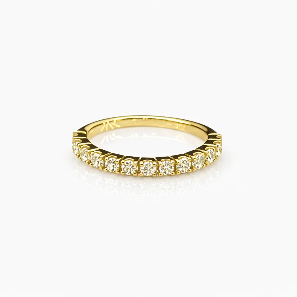 18ct Yellow Gold Natural Diamond Classic Wedding & Eternity Ring – 0.60ct TDW - 18KR40329GL