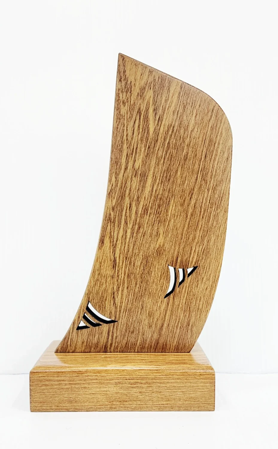 210mm High Waka Stern with Paua Shell Inlay