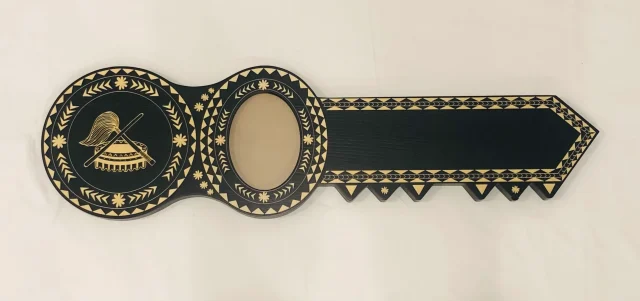 21st Key Island Design Laser Engraved Key with Samoan Tanoa & Fue - Design 112