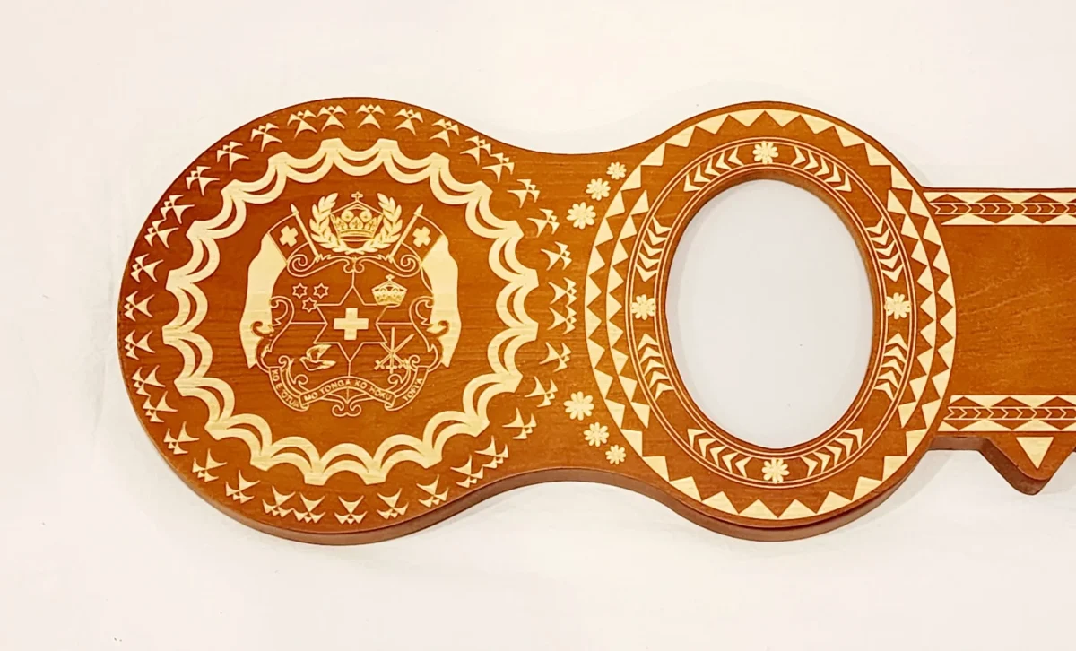 21st Island Design Key with Laser Engraved Patterns & Tongan Sila - Design 2217DB