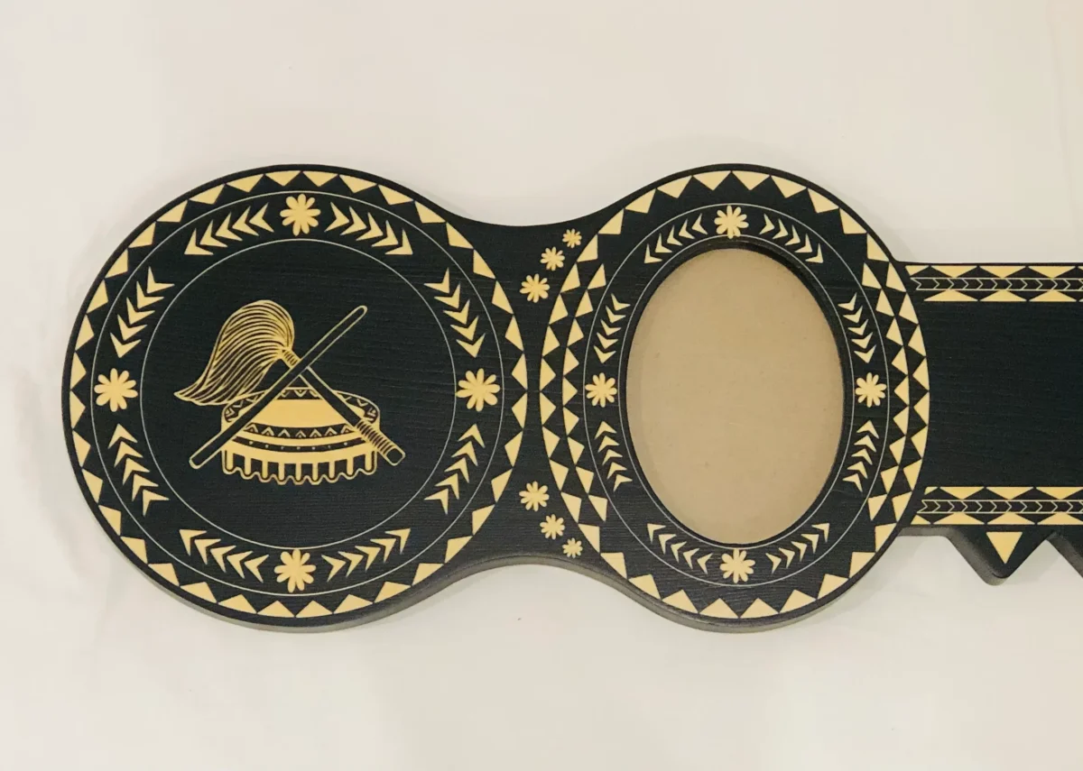 21st Key Island Design Laser Engraved Key with Samoan Tanoa & Fue - Design 112