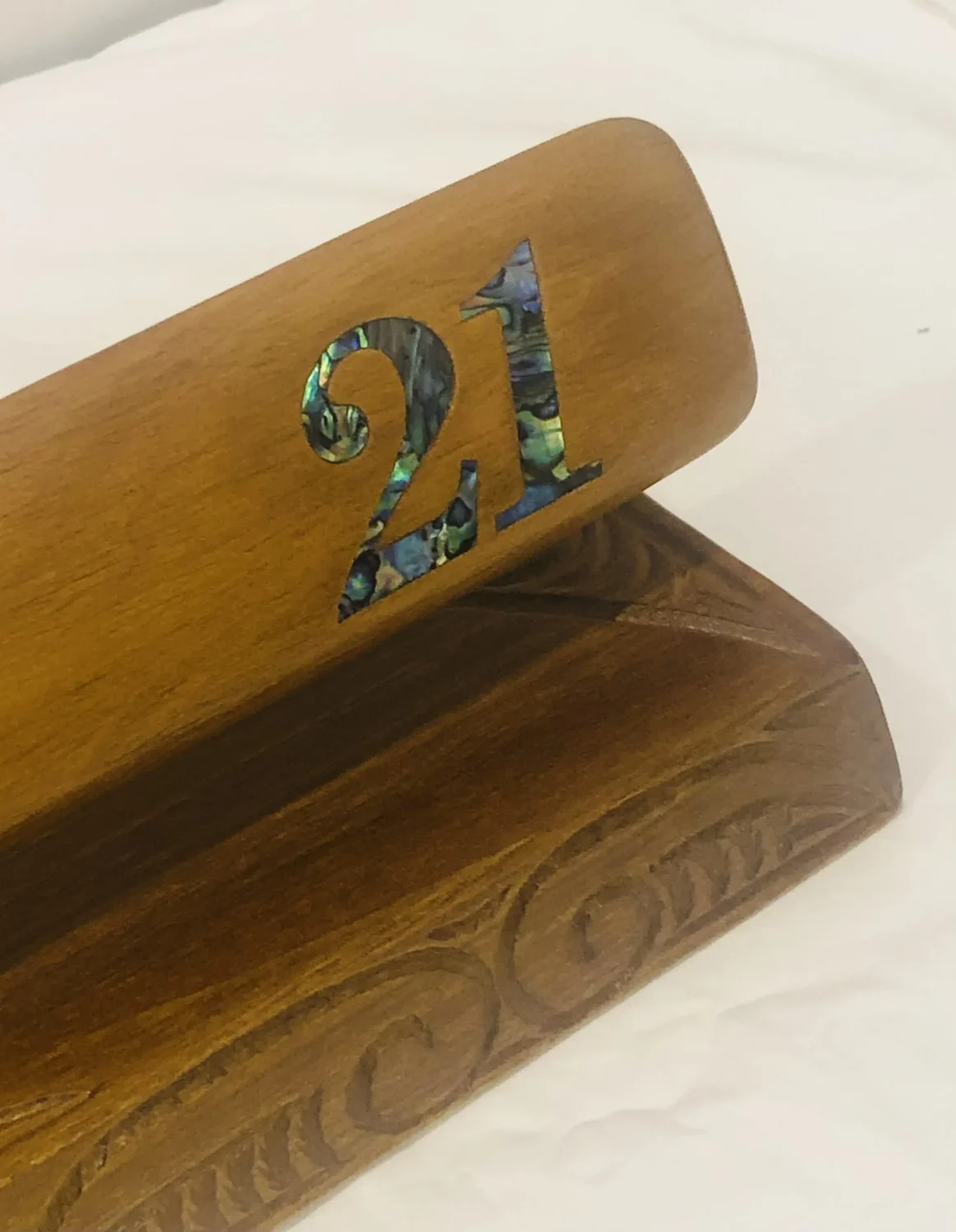 21st Taiaha on Stand