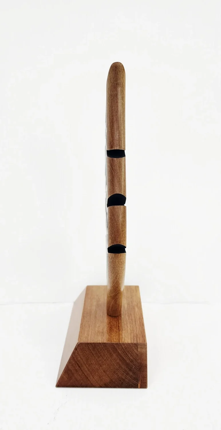 255mm Māori Waka Hoe Paddle – Handcrafted Pacific Rimu Wood Award - MD024