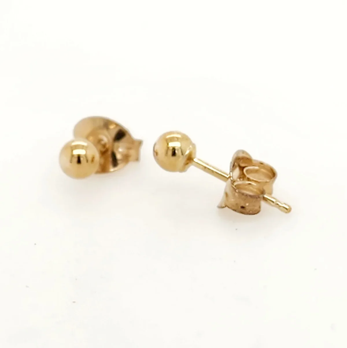 3mm Ball Stud Earrings in 9ct Yellow Gold
