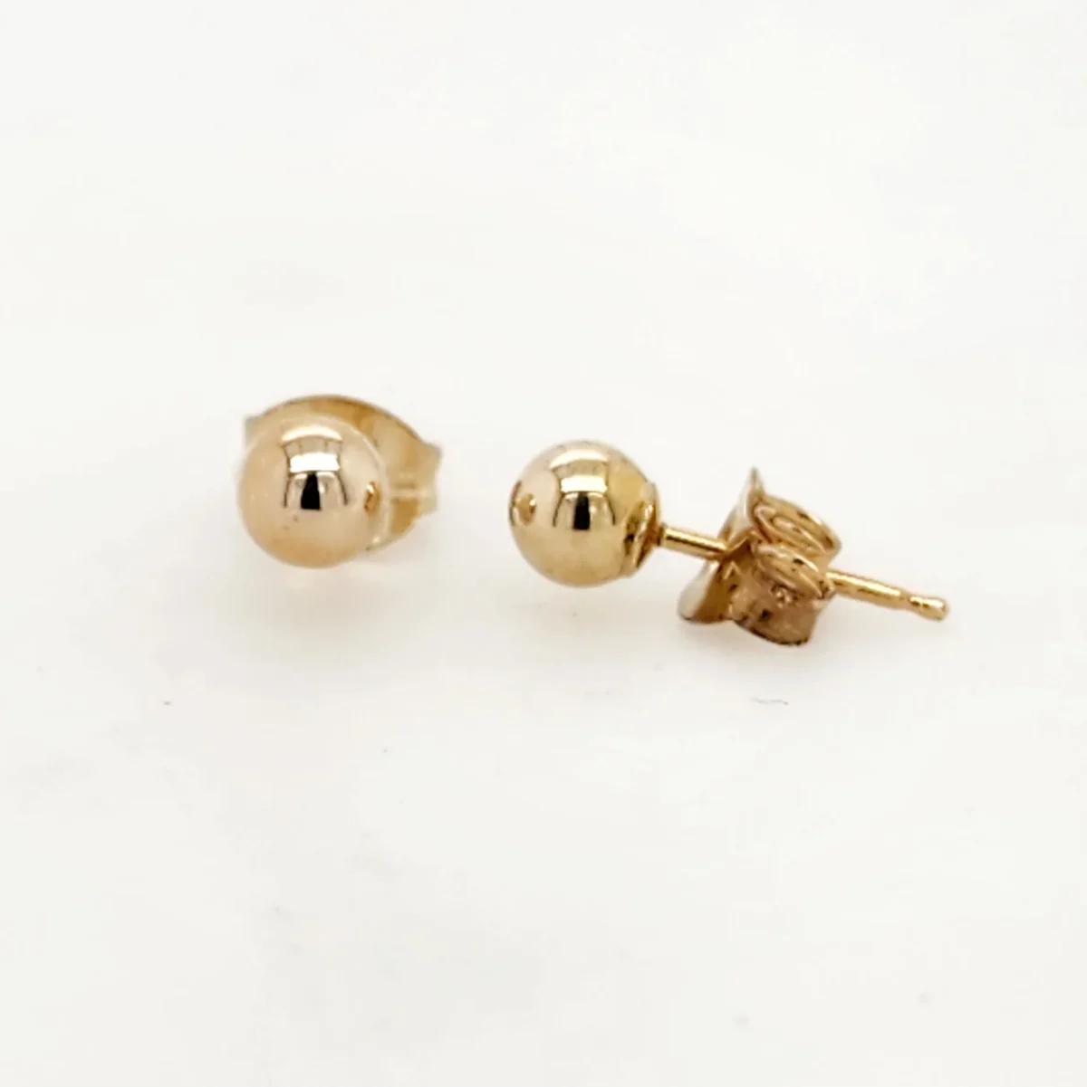 4mm Ball Stud Earrings in 9ct Yellow Gold