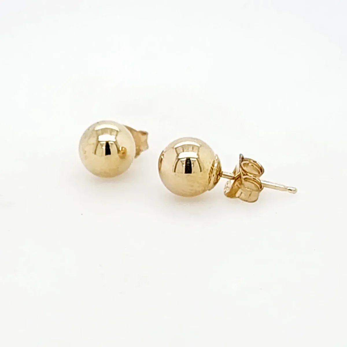 6mm Ball Stud Earrings in 9ct Yellow Gold