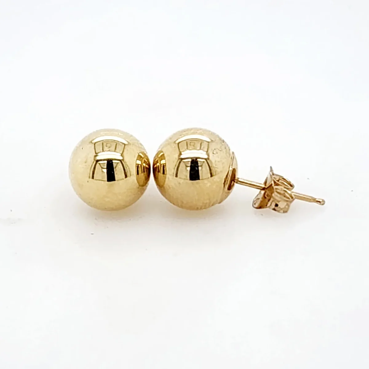 8mm Ball Stud Earrings in 9ct Yellow Gold