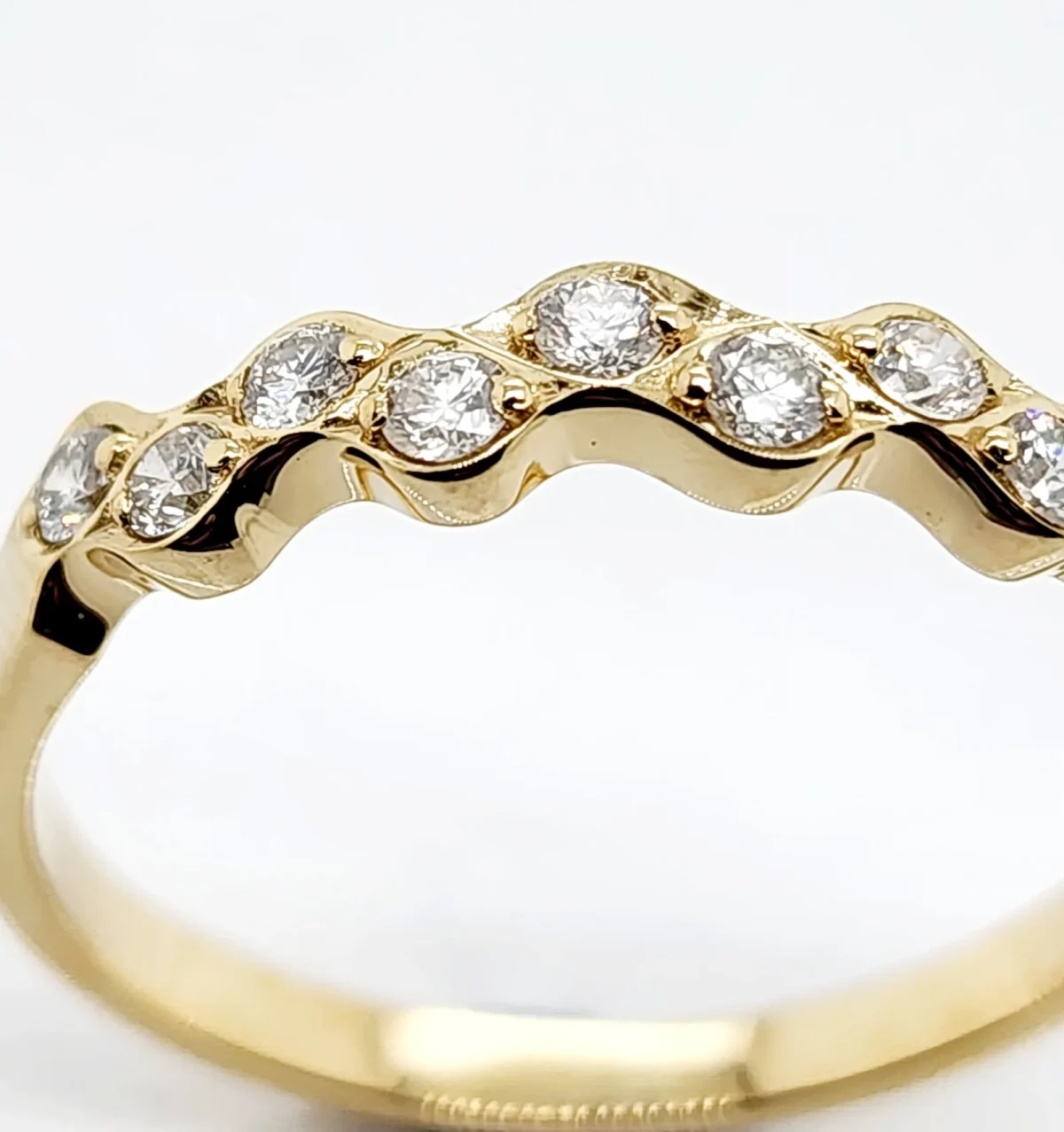 9ct Yellow Gold 0.30ct Diamond Wedding / Dress Ring