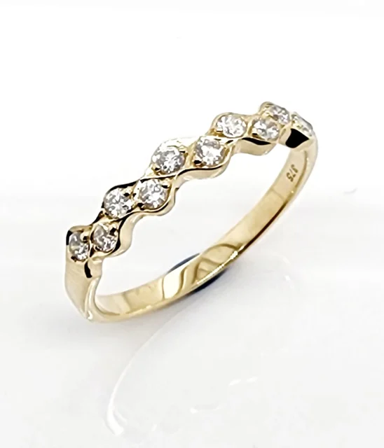9ct Yellow Gold 0.30ct Diamond Wedding / Dress Ring