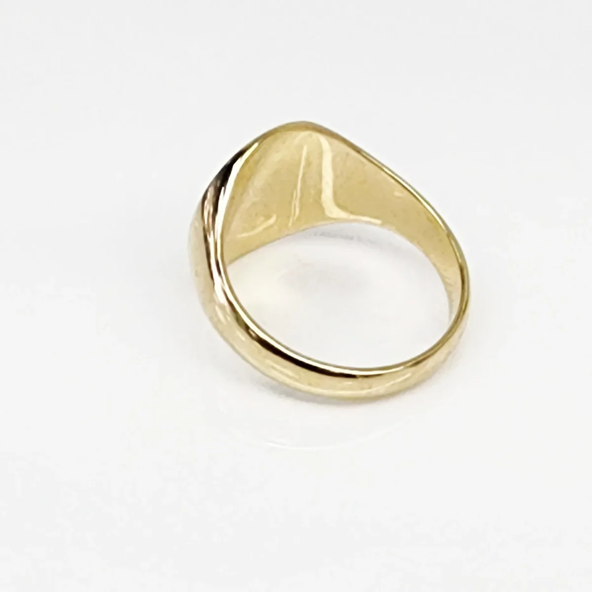 9ct Yellow Gold 14mm x 16mm Oval Signet Ring - CYR1862
