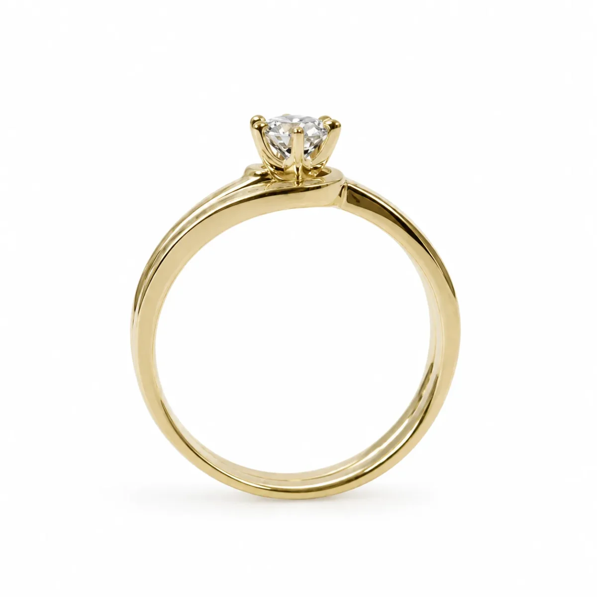 9ct Yellow Gold 2 Piece Bridal Set with 0.91ct Lab Grown Diamonds - 9CTCYR3103AB