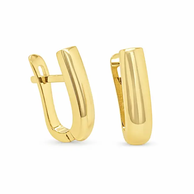9ct Yellow Gold Huggie Earrings