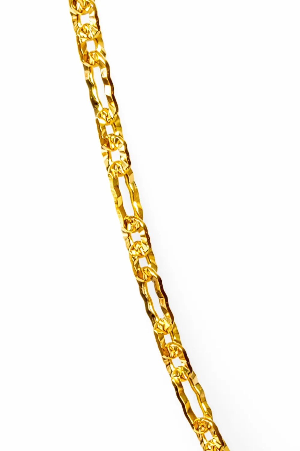 9ct Yellow Gold Italian Super Star Figaro Link Chain 45cm with Parrot Clasp - BNRA8-2-45
