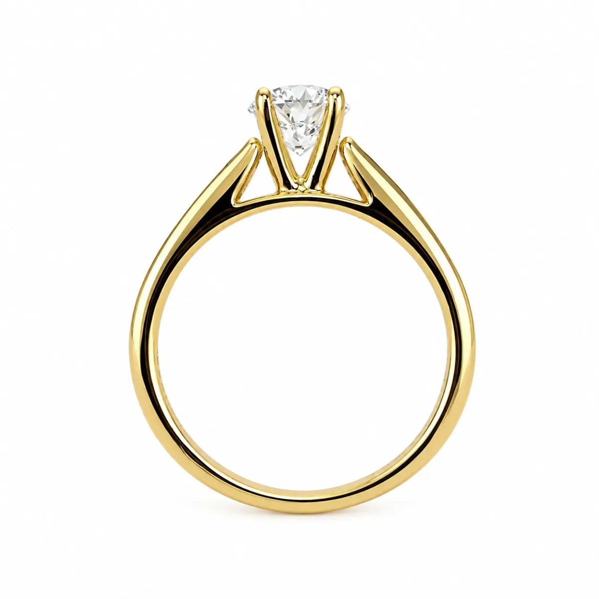 9ct Yellow Gold Lab Grown Diamond Engagement Ring 1.43ct TDW – 1.09ct Centre Diamond - AURG1333