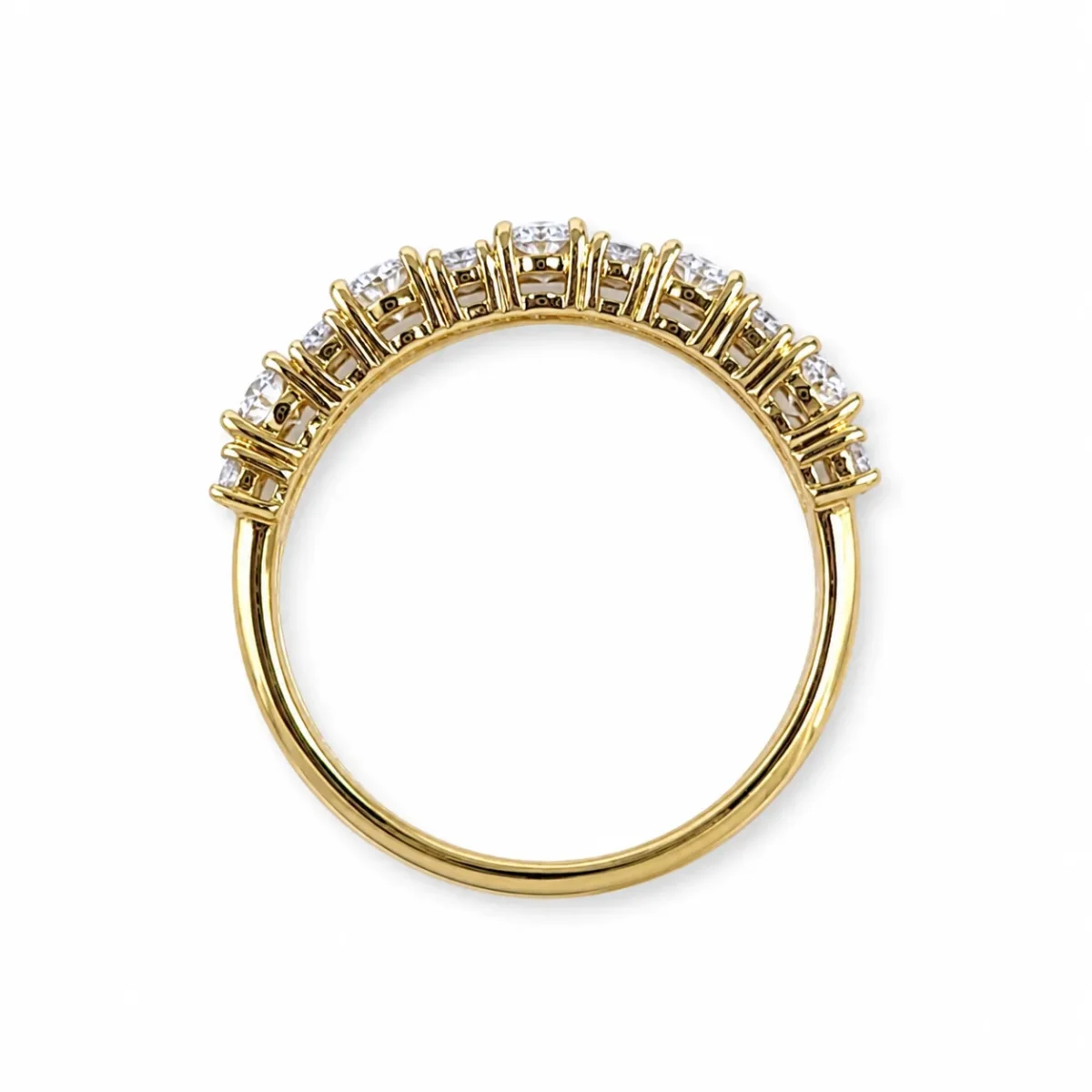 9ct Yellow Gold Lab Grown Oval Diamond Ring 1.07ct - AURG1868
