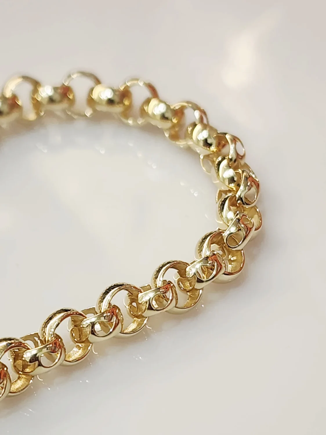 9ct Yellow Gold Puff Heart Padlock Bracelet – 14.30g, 19cm Belcher Link with Safety Chain - 9CTCYBA56