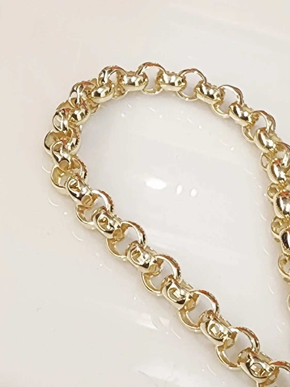 9ct Yellow Gold Puff Heart Padlock Bracelet – 14.30g, 19cm Belcher Link with Safety Chain - 9CTCYBA56