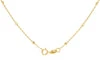9ct Yellow Gold Rainbow Circle Adjustable Trace and Ball Necklace – 43cm to 46cm