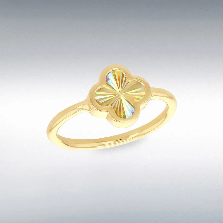 9ct Yellow Gold Rainbow Petal Ring - 1.80.0019