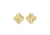 9ct Yellow Gold Rainbow Petal Stud Earrings – 9mm x 9mm