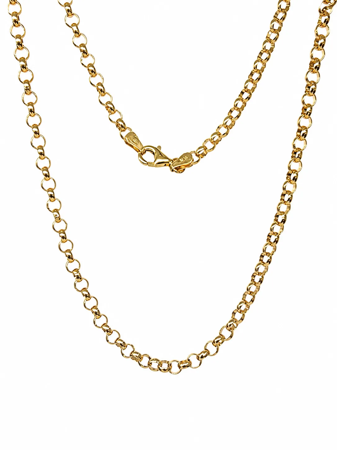 9ct Yellow Gold Solid B2 Round Belcher Link Chain – Made in New Zealand - 9CTB2BELCHER