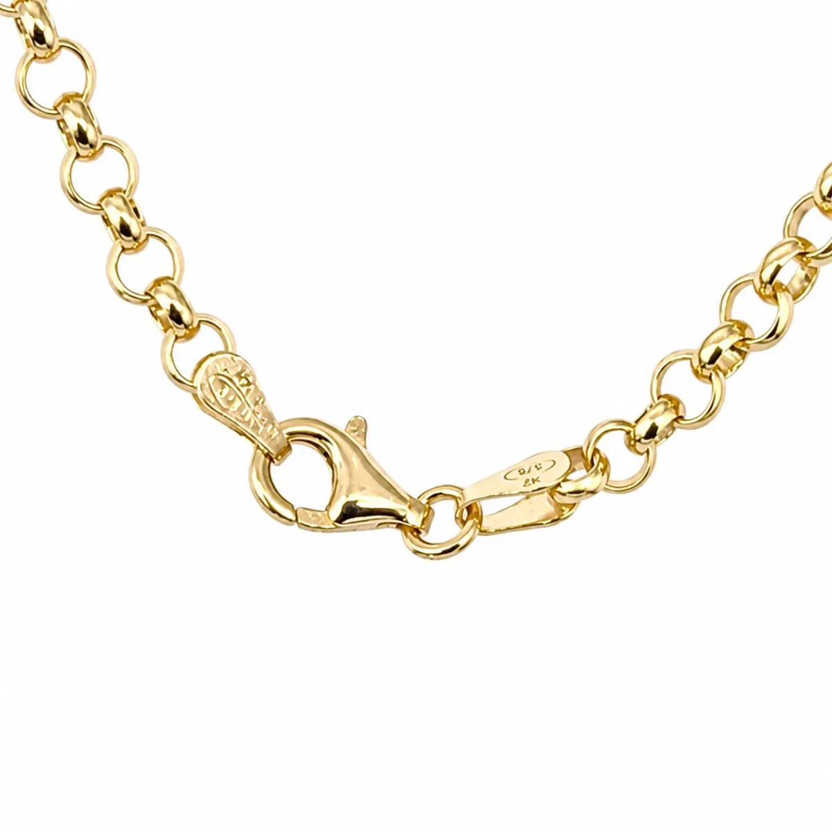 9ct Yellow Gold Solid B2 Round Belcher Link Chain – Made in New Zealand - 9CTB2BELCHER