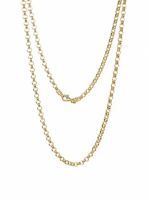 9ct Yellow Gold Solid B2 Round Belcher Link Chain – Made in New Zealand - 9CTB2BELCHER