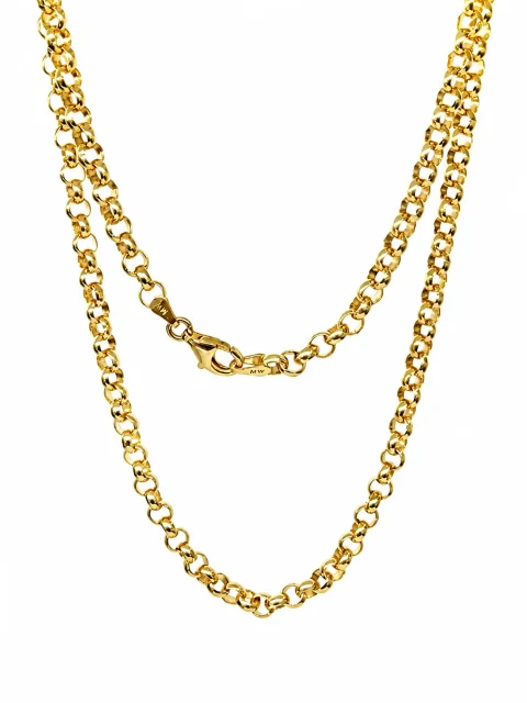 9ct Yellow Gold Solid B3 Round Belcher Link Chain – Made in New Zealand - 9CTB3BELCHER