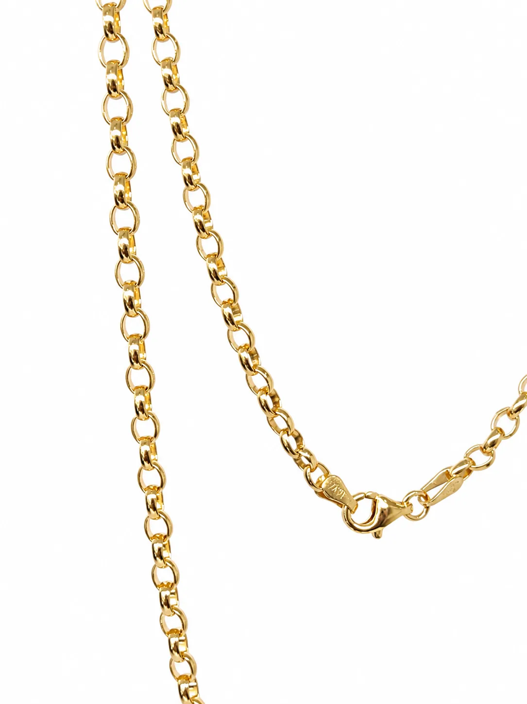 9ct Yellow Gold Solid BO2 Oval Belcher Link Chain – Made in New Zealand - 9CTBO2BELCHER