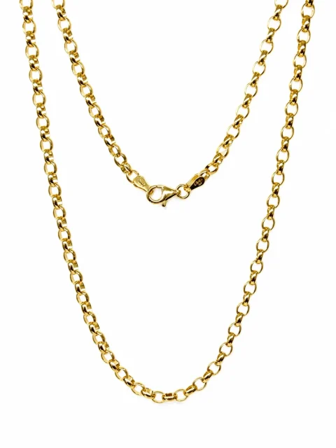 9ct Yellow Gold Solid BO2 Oval Belcher Link Chain – Made in New Zealand - 9CTBO2BELCHER